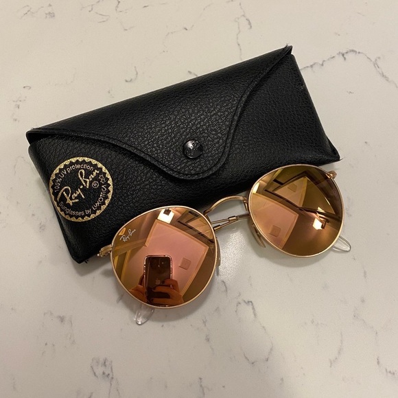 Pink round ray bans - Picture 1 of 5